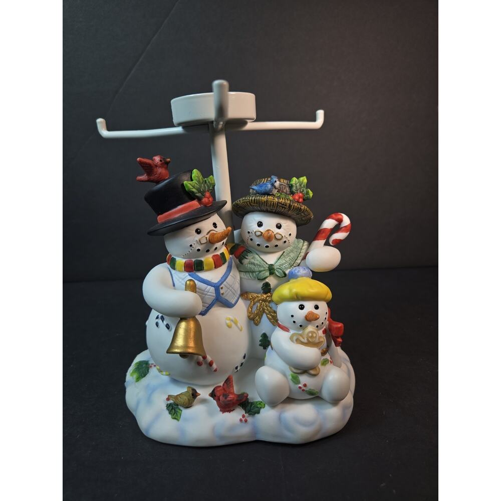 Partylite Retired Snowbell Family Tealight Lamp 11" P7866 - Picture 2 of 8